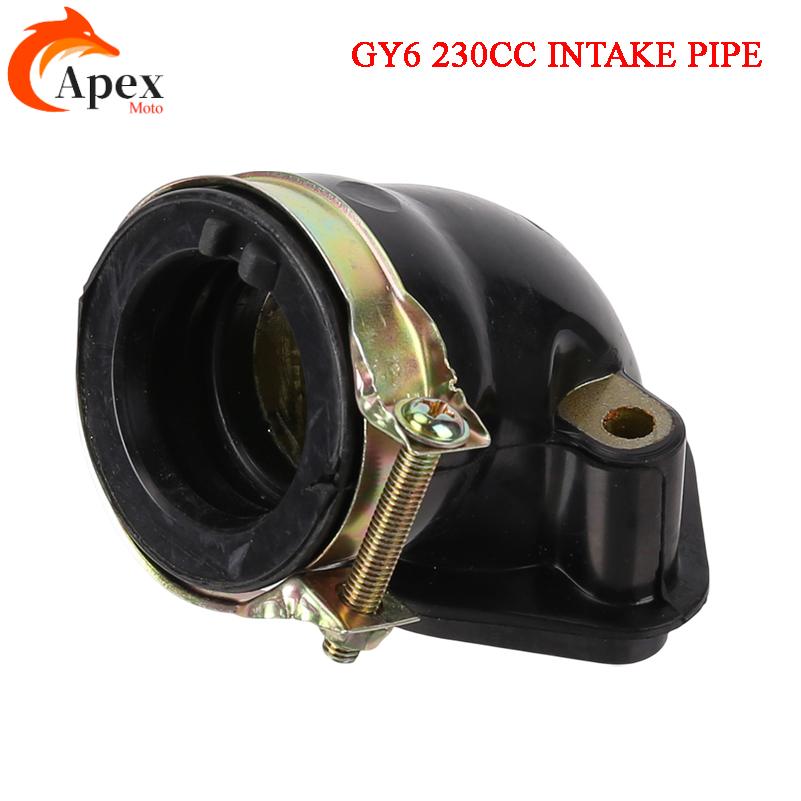 Motorcycle Carburetor - Tubo di aspirazione Gy6 230cc per